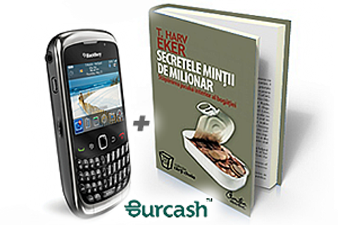BlackBerry Curve 9300 și un pachet cu 10 cărți de educație financiară